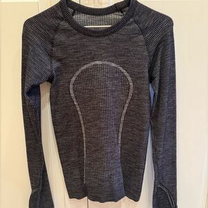 LULULEMON Swiftly Wool Pullover Black/White